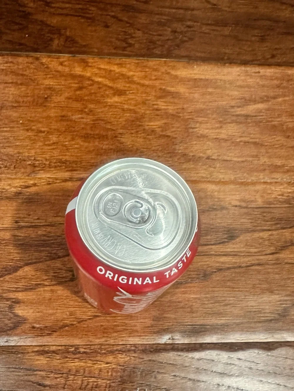 Coca-Cola Red Stash Can with White Script Logo